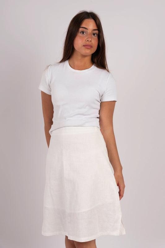 linen skirt